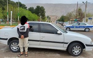 توقیف خودرو با رانندەی ١٠ ساله