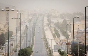 صدور وضعیت نارنجی در پی نفوذ گرد و غبار به استان