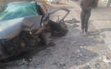 یک فوتی و دو مصدوم در تصادف بین خودرو پراید و سمند