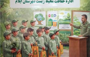 برگزاری کلاس آموزشی طرح محیط‌یار در مدارس  شهرستان ایلام
