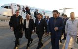 با استقبال احمد کرمی، وزیر صمت وارد ایلام شد